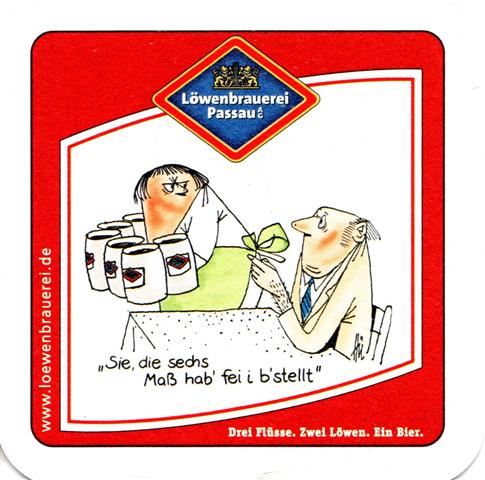 passau pa-by l�wen rot II 2b (quad185-sie die sechs ma�)